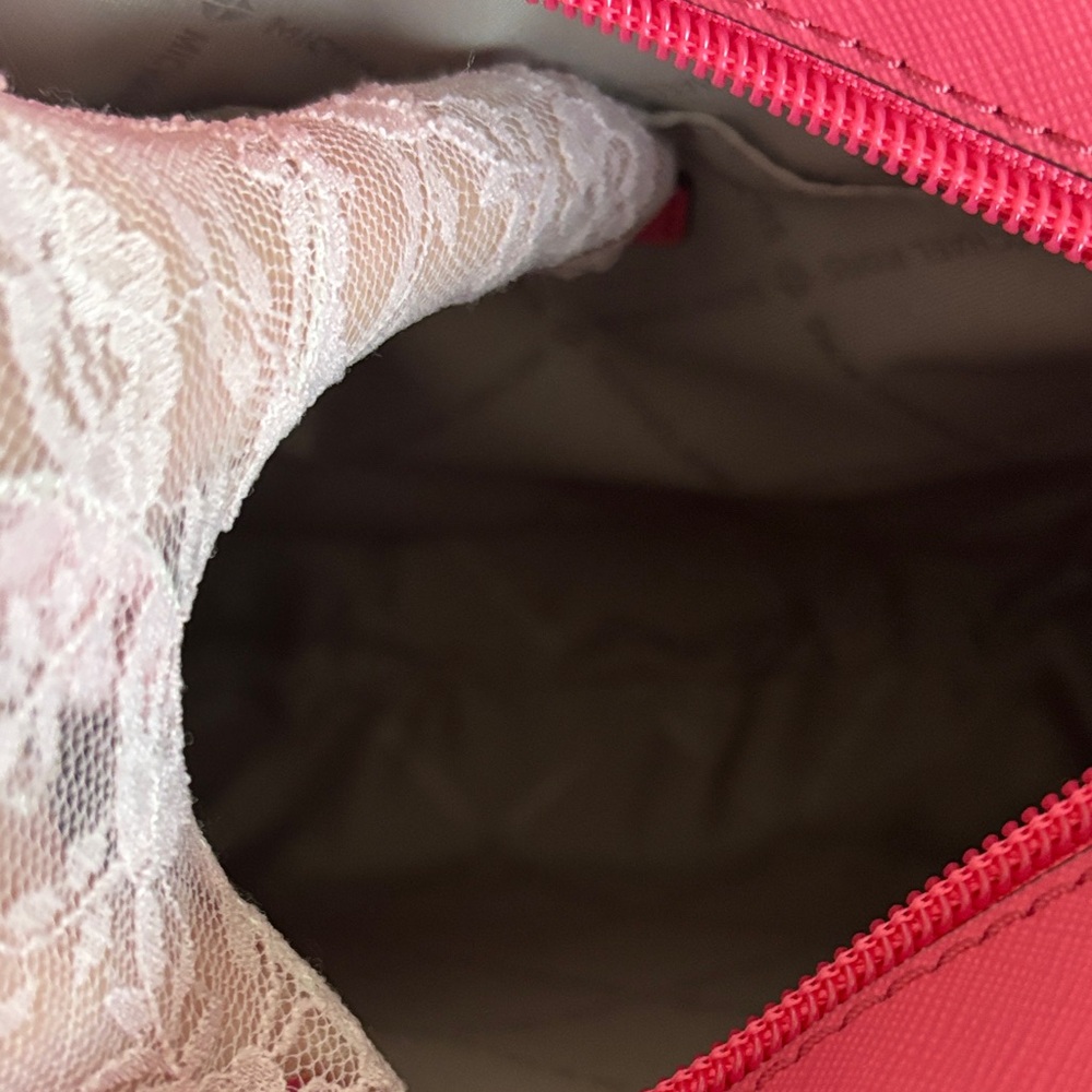 ☀️Michael Michael Kors Jet Set small Travel Crossbody Bag Hibiscus With Dust Bag - Picture 8 of 12